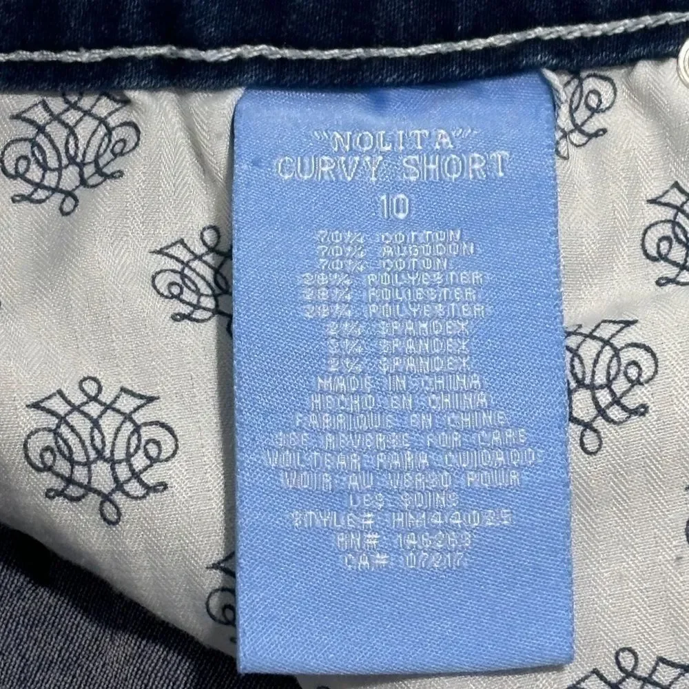 Hydraulic Women’s Nolita Curvy Denim Jean Shorts Embroidered Pockets Wide leg 10